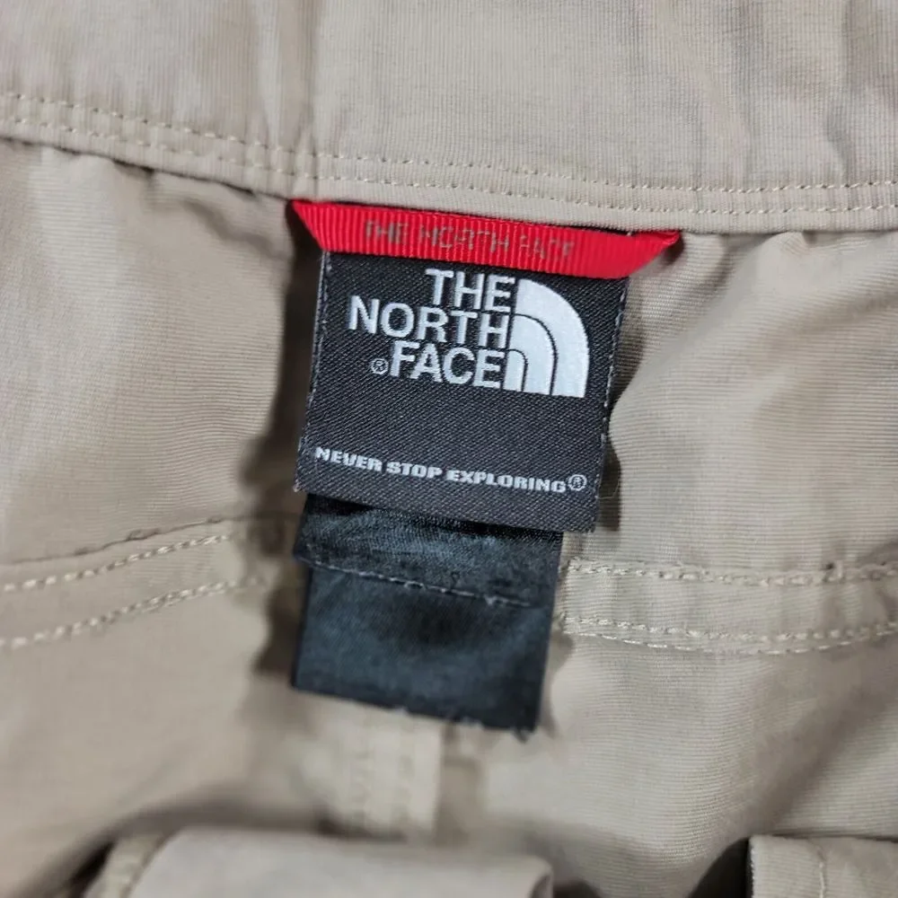 The North Face Cargo Shorts Men's Medium Tan Stretch Summer‎ Beach Regular Fit